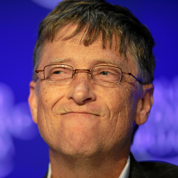 Билл Гейтс,благотворительность, Билл Гейтс в парике и с леденцом развеял три мифа